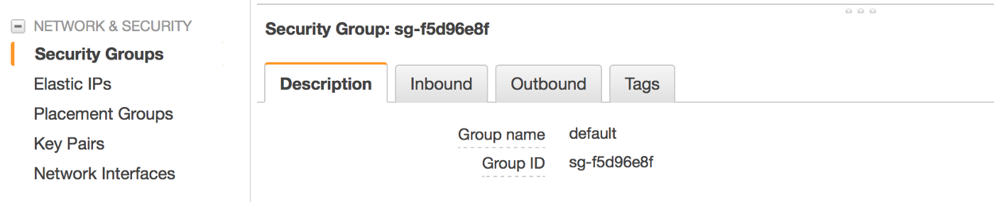 Security Groups