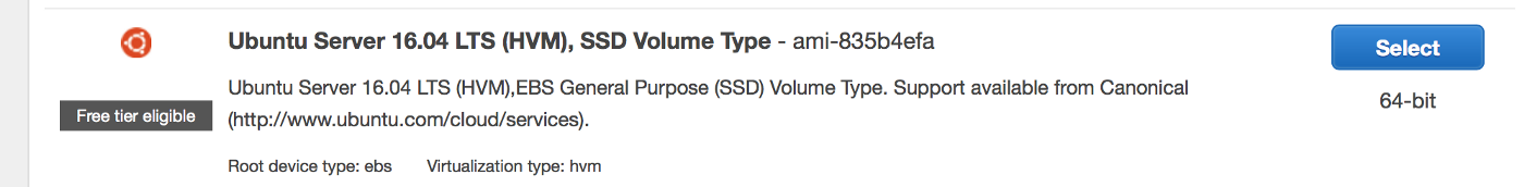 Ubuntu 16 AMI